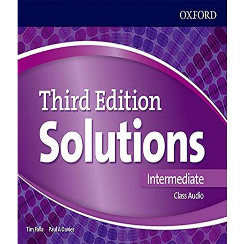 Solutions - Intermediate - Class Audio Cd - 03 Ed