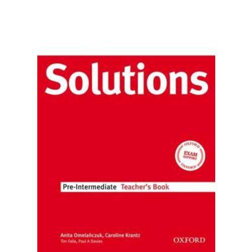 Solutions - Pre-Intermediate - Teachers Book