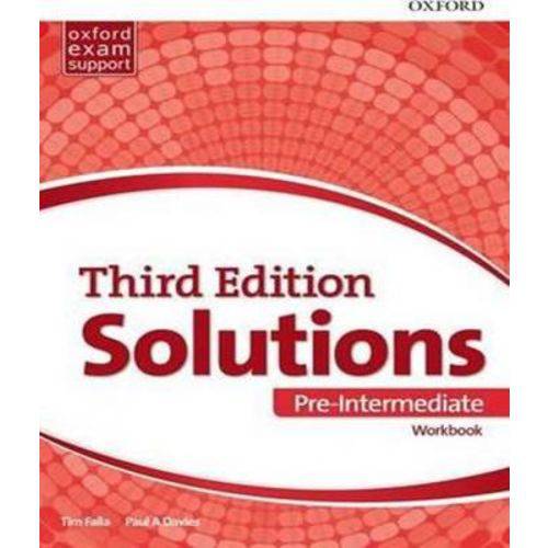 Solutions - Pre-intermediate - Workbook - 03 Ed