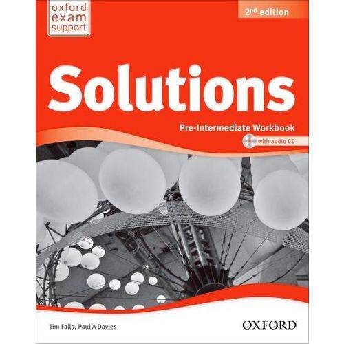 Solutions - Pre-Intermediate - Workbook And Audio CD Pack - 2ª Ed.