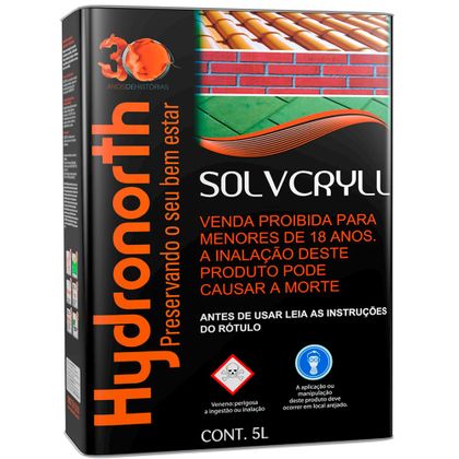 Solvente Solvcryll Hydronorth 5 Litros