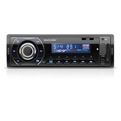 Som Automotivo Multilaser Talk Rádio FM Bluetooth Entradas USB SD e Auxiliar P3214 P3214