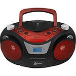 Som Portátil Lenoxx BD1250 CD Player Rádio FM Entrada USB e MP3 - Preto e Vermelho