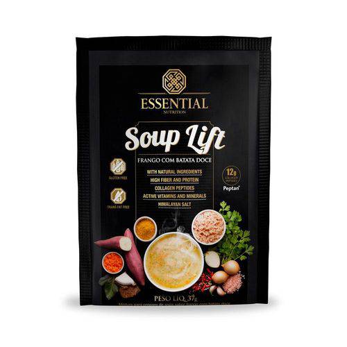 Sopa Essential Nutrition Frango com Batata Doce Soup Lift Sache com 37g