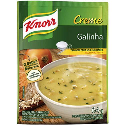 Sopa Knorr Crem 64g-Sache Galinha