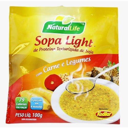 Sopa Light 100g - Natural Life-Carne e Legume