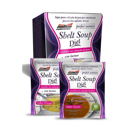 Sopa Sbelt Soup - New Millen - 650grs (10 Porções Individuais 65grs Cada)