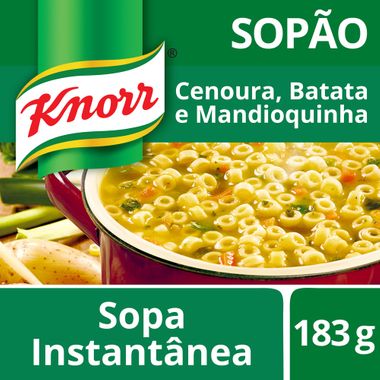 Sopão Knorr Batata, Cenoura, Mandioca e Macarrão 183g