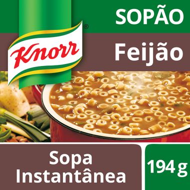 Sopão Mais Macarrão Knorr Feijão 194g