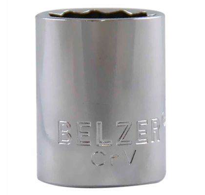 Soquete Estriado Encaixe 1/2" 22mm Belzer 204013bbr 204013bbr
