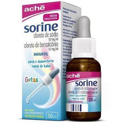 Sorine Infantil 0,9% Solução Nasal 30mL + Conta Gotas