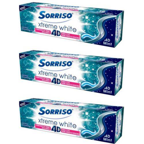 Sorriso Xtreme White 4d Creme Dental 70g (kit C/03)