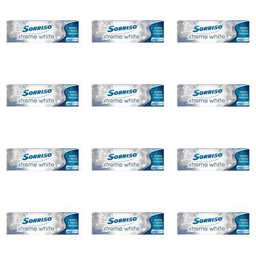 Sorriso Xtreme White Hortelã Creme Dental 70g (kit C/12)