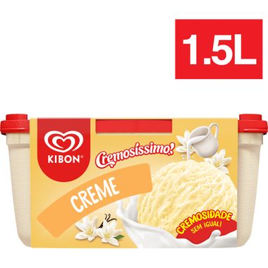 Sorvete de Creme Kibon 1,5L