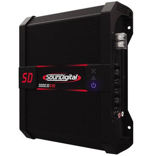 Soundigital Sd3000.1d / Sd 3000.1d Evo2 Black 3000w - 1 Ohm