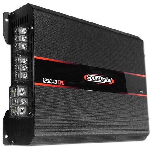 Soundigital SD1200.4D / SD 1200.4 EVO II - 4x 300W - 1 Ohm