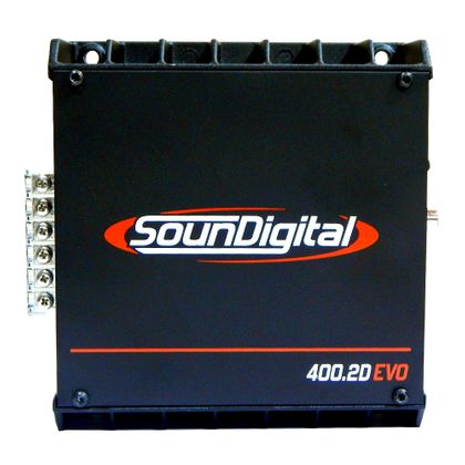 Soundigital Sd400.2d Evo 2 / Sd400.2 / Sd400 - 400w - 1 Ohm