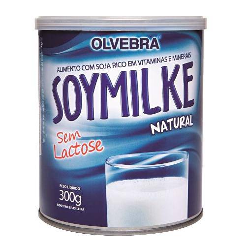Soymilke Sabor Natural com Soja Sem Lactose Lata 300g