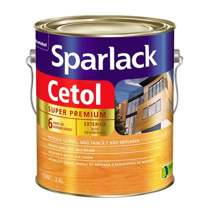 Sparlack Cetol 3,6 Litros Acetinado Mogno