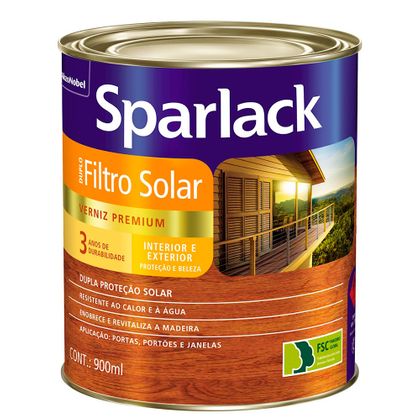 Sparlack Triplo Filtro Solar 900ml Mogno Brilhante