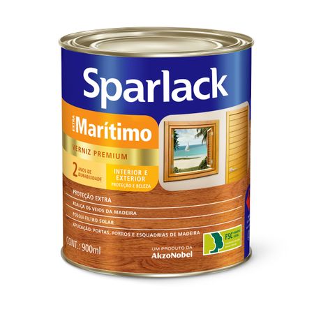 Sparlack Verniz Extra Marítimo Brilhante 0,9 Litro 0,9 Litro