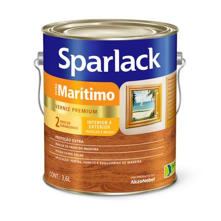 Sparlack Verniz Extra Maritimo Brilhante 3,6 Litros 3,6 Litros