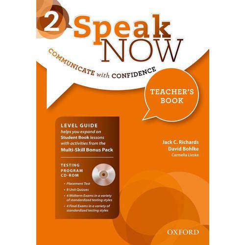 Speak Now 2 - Teacher´S Book With Testing - CD-ROM And Online Practice