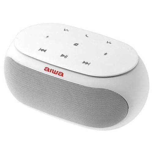 Speaker Aiwa Aw31 com Bluetooth/auxiliar Bateria de 2.500 Mah - Branco
