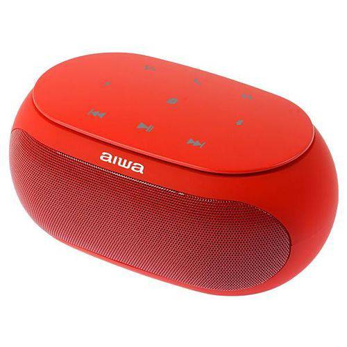 Speaker Aiwa Aw31 com Bluetooth-auxiliar Bateria de 2.500 Mah - Vermelho