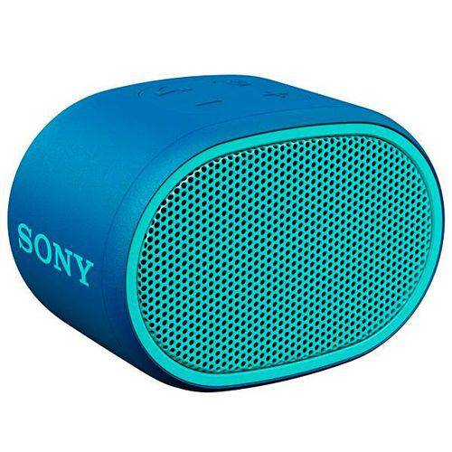Speaker Sony Srs-xb01/lc com Bluetooth/auxiliar - Azul