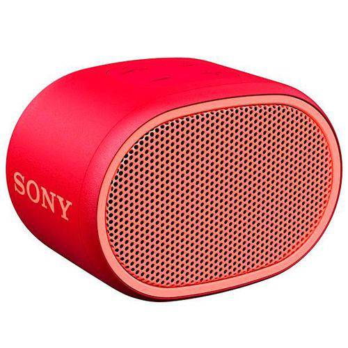 Speaker Sony SRS-XB01/RC com Bluetooth/Auxiliar - Vermelho