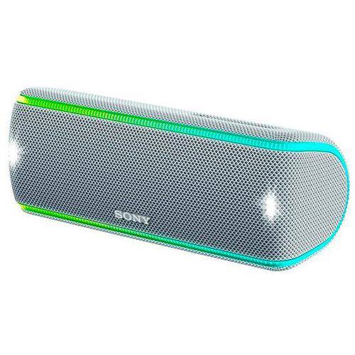 Speaker Sony SRS-XB31 com Bluetooth/NFC/USB/Auxiliar - Branco