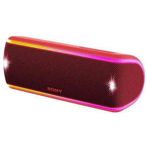 Speaker Sony Srs-xb31 com Bluetooth/nfc/USB/auxiliar - Vermelho