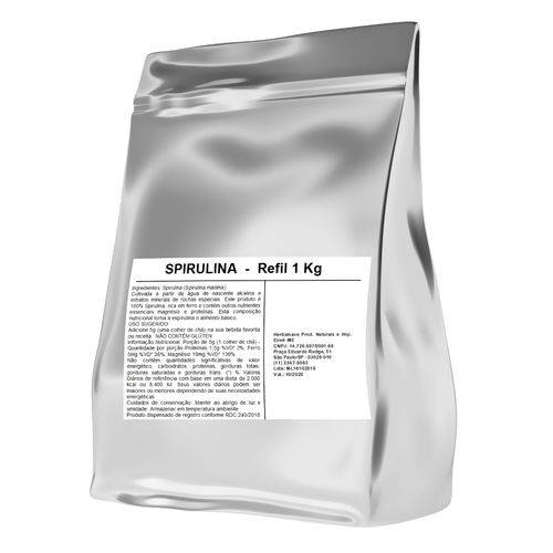 Spirulina 1Kg Refil Mais Nutrition