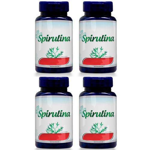 Spirulina - 4 Un de 120 Cápsulas - Promel