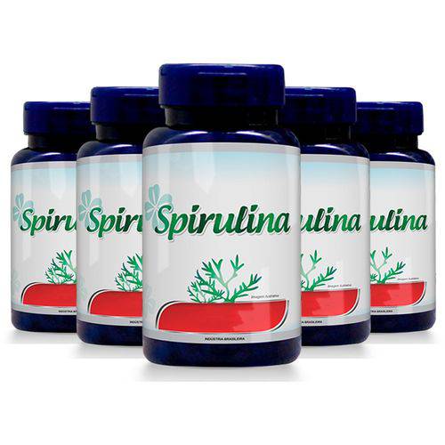 Spirulina - 5 Un de 120 Cápsulas - Promel
