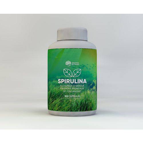 Spirulina Alquimia da Saúde 90 Cápsulas Vegetais