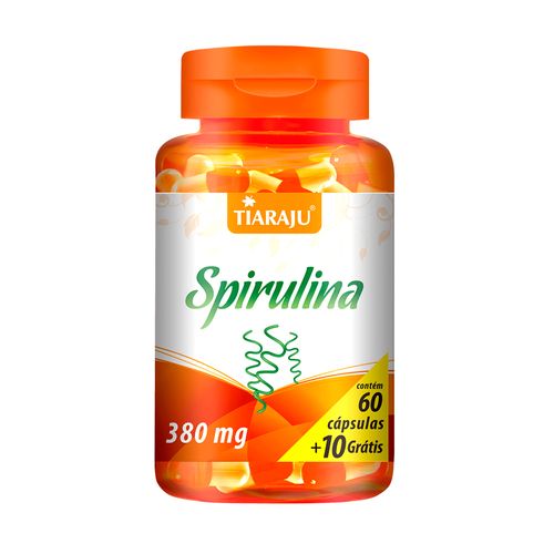 Spirulina - Tiaraju - 60+10 Cápsulas de 380mg