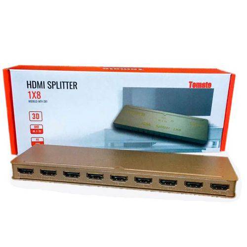 Splitter Distribuidor Hdmi 1x8 Tomate Mtv-281