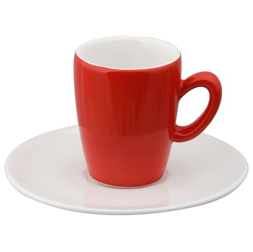 Spoky Xícara Café Branco/vermelho