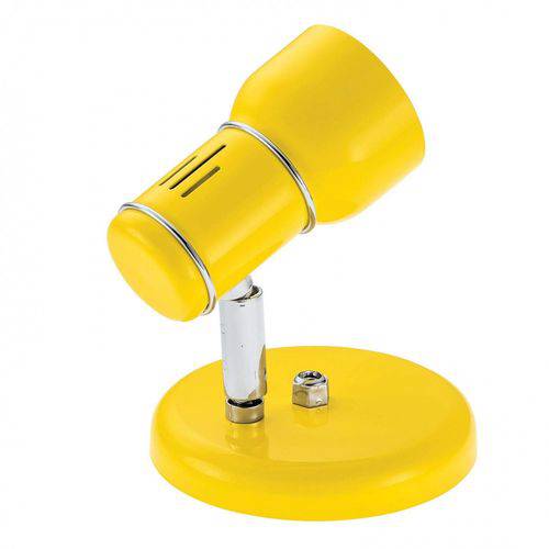 Spot Sobrepor Direcionável 1 Lâmpada New Dital Iluminação Amarelo