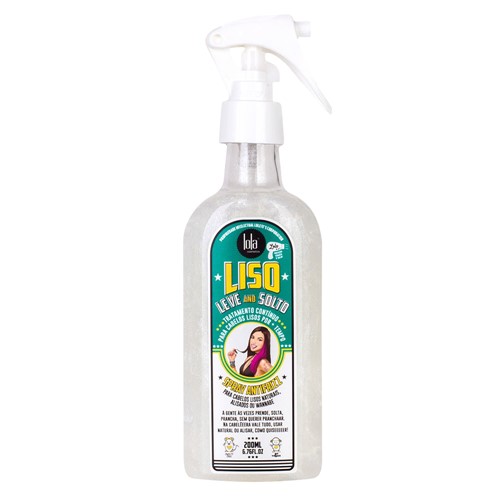 Spray Antifrizz Liso, Leve And Solto Lola Cosmetics 200ml
