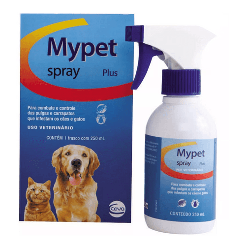Spray Antipulgas e Carrapatos Ceva MyPet Plus para Cães e Gatos 250ml