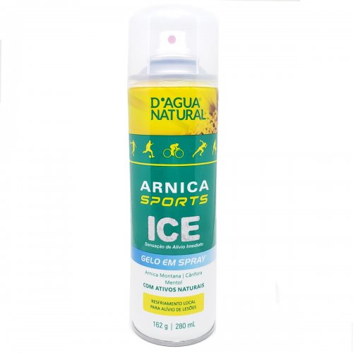 Spray Arnica Sports Ice para Alívio de Dores - D´Agua Natural