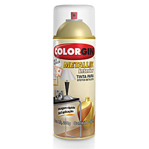Spray Colorgin Metallik Verniz Incolor 350ml