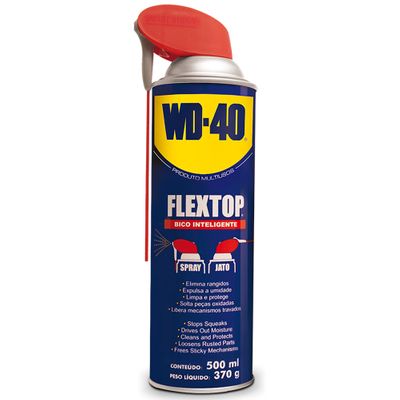 Spray Desengripante Flextop WD-40 - com Bico Inteligente - 500ml