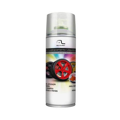 Spray Envelopamento Liquido Branco Fosco 400ML Multilaser AU421 AU421