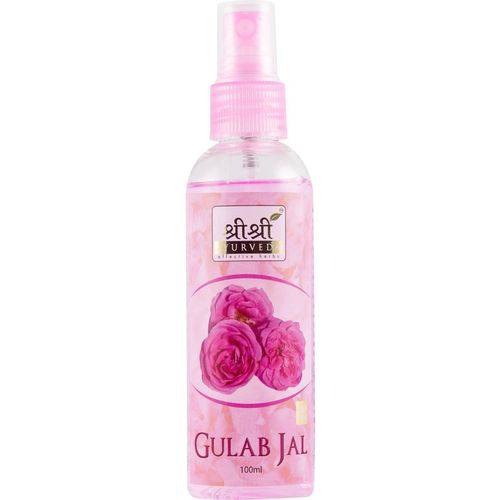 Spray Facial Natural Perfumado Gulab Jal com Água de Rosas - 100ml - Sri Sri Ayurveda