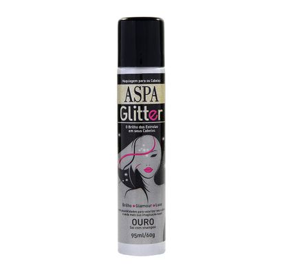 Spray Glitter Ouro 95 Ml - Aspa