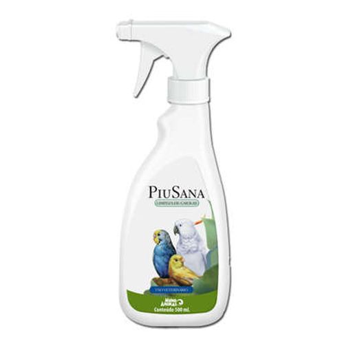 Spray Mundo Animal Piusana para Limpeza de Gaiolas 500ml